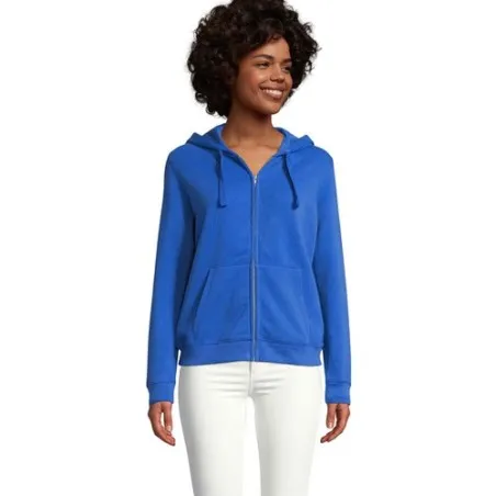 Veste Femme Confortable et Stylée Personnalisée 280gr | Spike Taille textile : S Couleurs : bleu goodies publicitaire événementi
