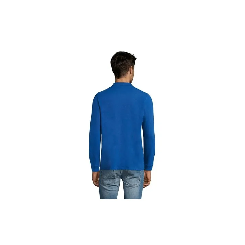 Polo Homme Personnalisable 100% Coton Écologique | SOL'S Perfect 180 Taille textile : 3XL Couleurs : blanc chiné goodies publici