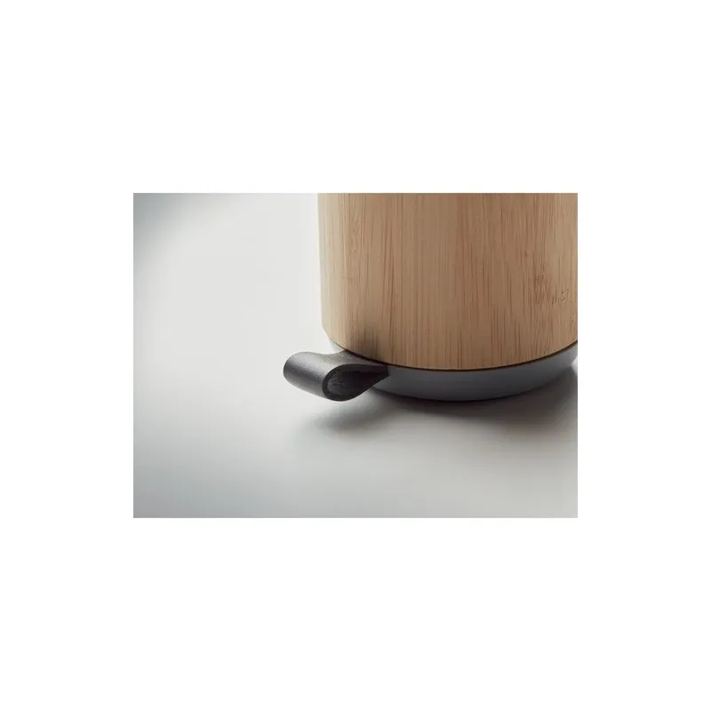 Haut-parleur sans fil écologique en bambou personnalisé RUGLI Matières : coton Taille textile : S Couleurs : rose doux livraison