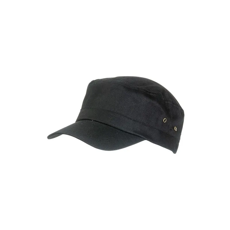 Casquette personnalisable pratique Saigon Matières : acier inoxydable Couleurs : noir objet promo petit budget