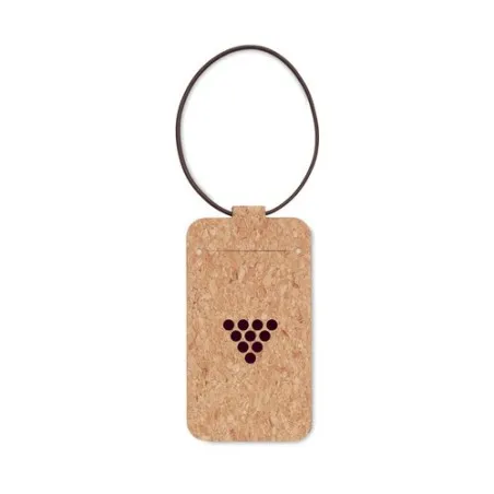 Étiquette à Bagage en Liège OVALIS - Élégance Naturelle