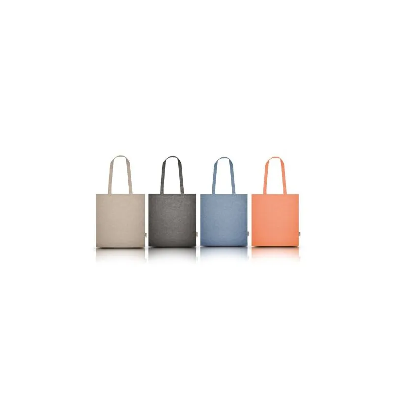 Tote Bag Écologique en 100% Coton Recyclé Personnalisé pas cher Matières : polyester Couleurs : gris livraison express 24h 48h