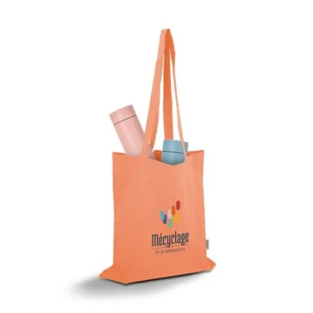 Tote Bag Écologique en 100% Coton Recyclé Personnalisé pas cher Matières : polyester Couleurs : gris accessoire événementiel uni