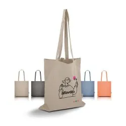 Tote Bag Écologique en 100% Coton Recyclé Personnalisé pas cher Matières : carton Couleurs : gris 2