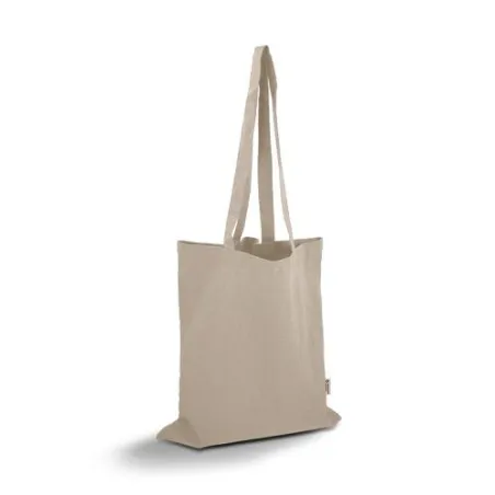 Tote Bag Écologique en 100% Coton Recyclé Personnalisé pas cher Matières : PET recyclé Couleurs : noir marquage couleur éclatant