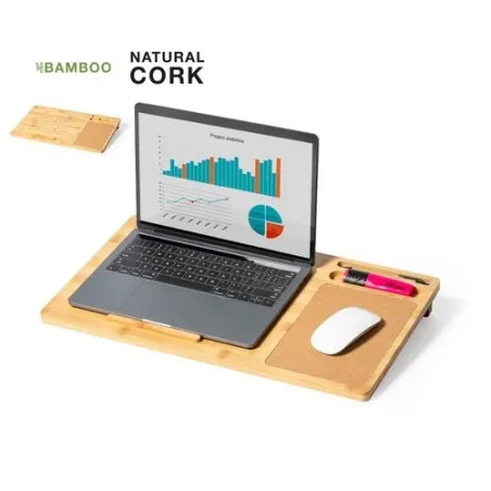 Tapis Souris Organiseur Krit - Multifonction en Bambou