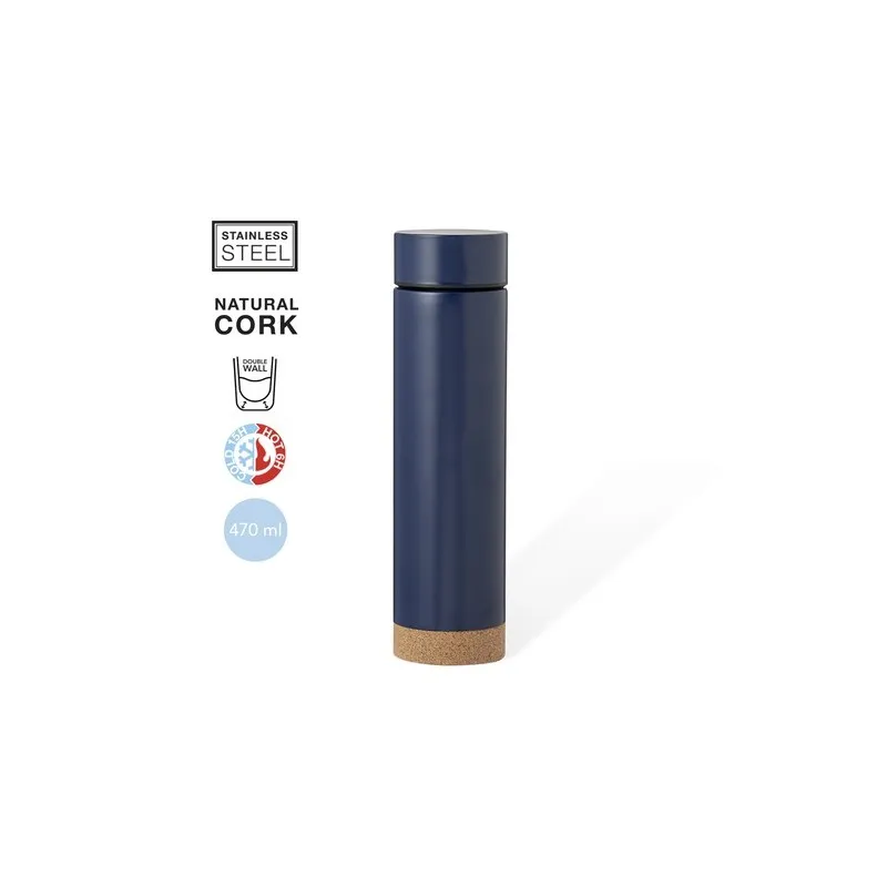 Bouteille Isotherme Écologique Personnalisée pas cher - Thermo Dantek Matières : acier inoxydable Couleurs : argenté livraison e