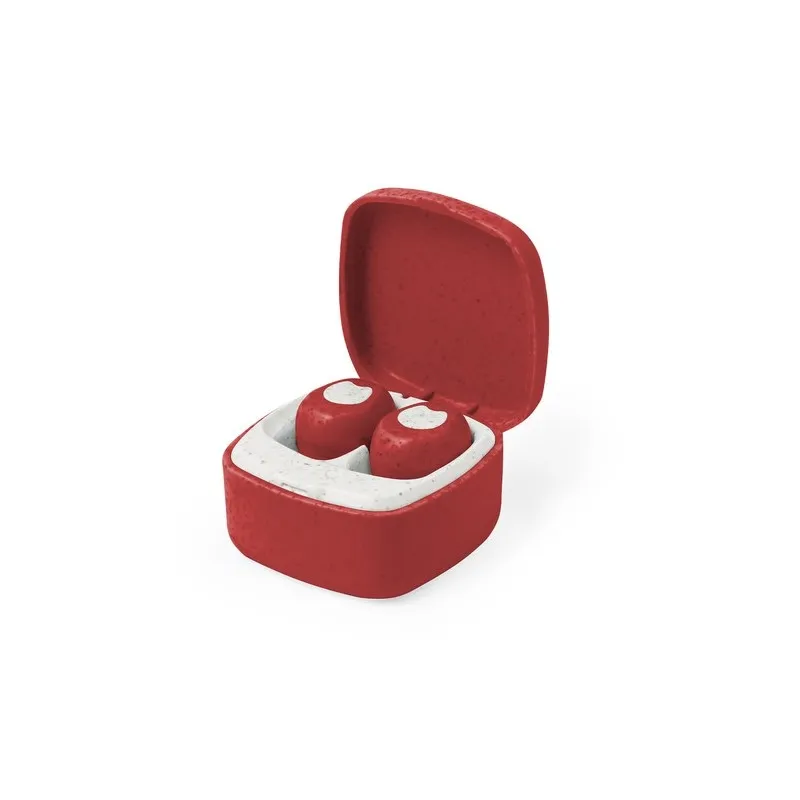 Écouteurs Écoresponsables Personnalisés pas cher Oriley Matières : métal Couleurs : blanc personnalisation sur mesure