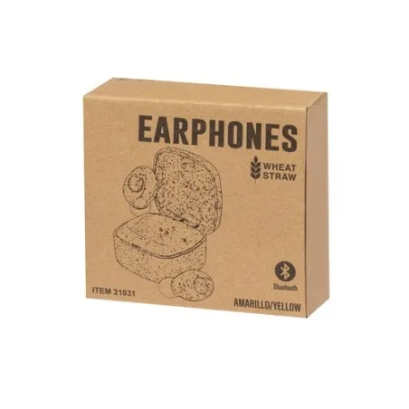 Écouteurs Écoresponsables Personnalisés pas cher Oriley Matières : métal Couleurs : blanc cadeau client original