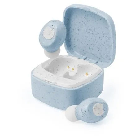 Écouteurs Écoresponsables Personnalisés pas cher Oriley Matières : bois Couleurs : brun goodies publicitaire durable