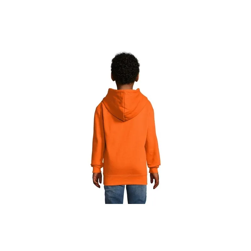 Sweat Capuche Personnalisé Écologique Parfait pour les Enfants | SLAM KIDS Taille textile : XL Couleurs : noir impression logo h