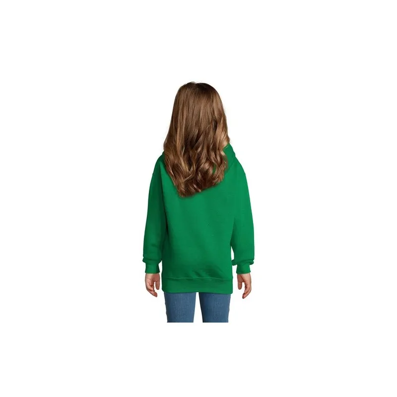 Sweat Capuche Personnalisé Écologique Parfait pour les Enfants | SLAM KIDS Taille textile : 4XL Couleurs : blanc personnalisatio
