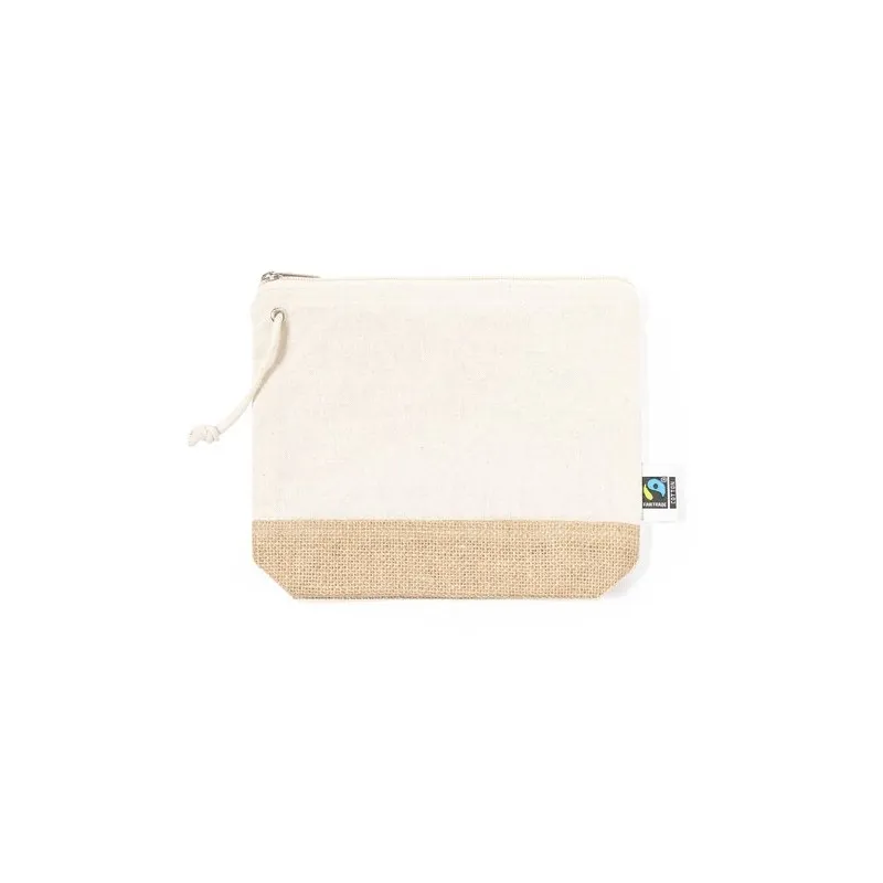 Trousse de Toilette Écologique Personnalisée à Prix Abordable - Nécessaire Chiril Fairtrade Matières : polyester Couleurs : blan