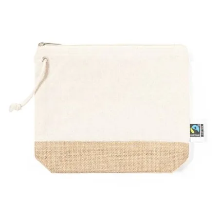 Trousse de Toilette Écologique Personnalisée à Prix Abordable - Nécessaire Chiril Fairtrade Matières : polyester Couleurs : blan