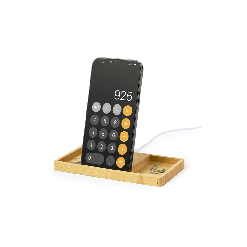 Chargeur Organiseur Treit en Bambou - Écologique et Pratique