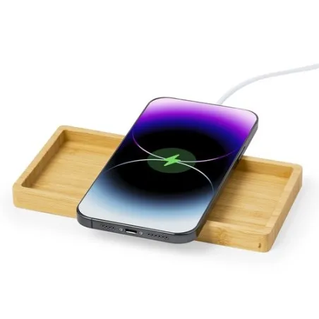 Chargeur Organiseur Treit en Bambou - Écologique et Pratique