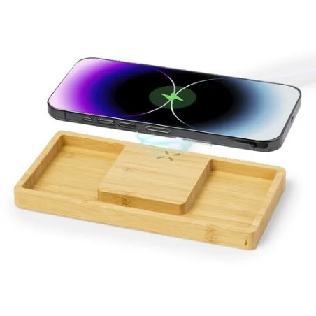 Chargeur Organiseur Treit en Bambou - Écologique et Pratique