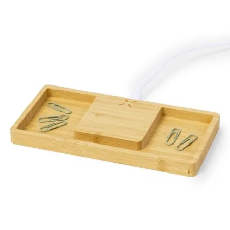 Chargeur Organiseur Treit en Bambou - Écologique et Pratique