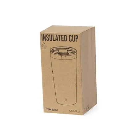 Mug Isotherme Thermique Personnalisé Dione Matières : acier inoxydable Couleurs : argenté marquage laser ultra précis