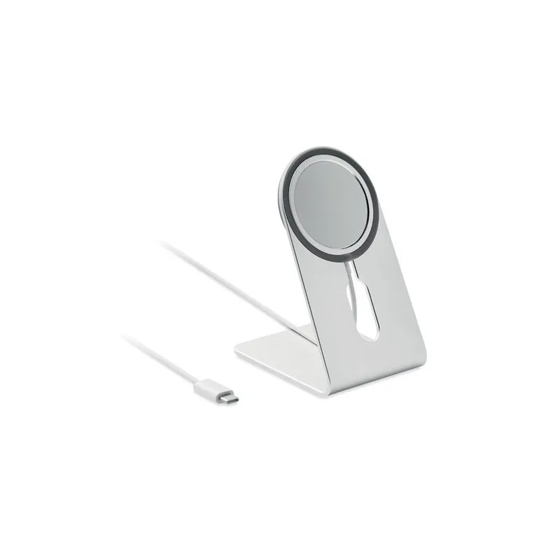 Chargeur portable magnétique personnalisé 15W pas cher - MELIS Matières : coton Taille textile : XS Couleurs : lin