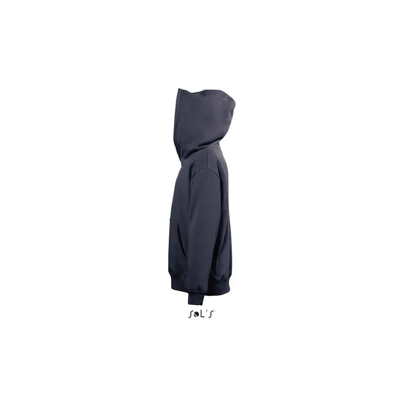 Sweat Capuche Personnalisé Écologique Parfait pour les Enfants | SLAM KIDS Taille textile : XXL Couleurs : bleu marine impressio