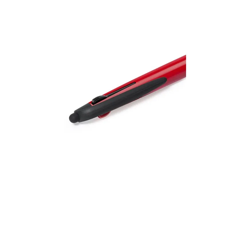 Stylet Multifonction Personnalisé en Bambou - Bille Milok Matières : polyester Couleurs : gris cadeau collaborateur premium