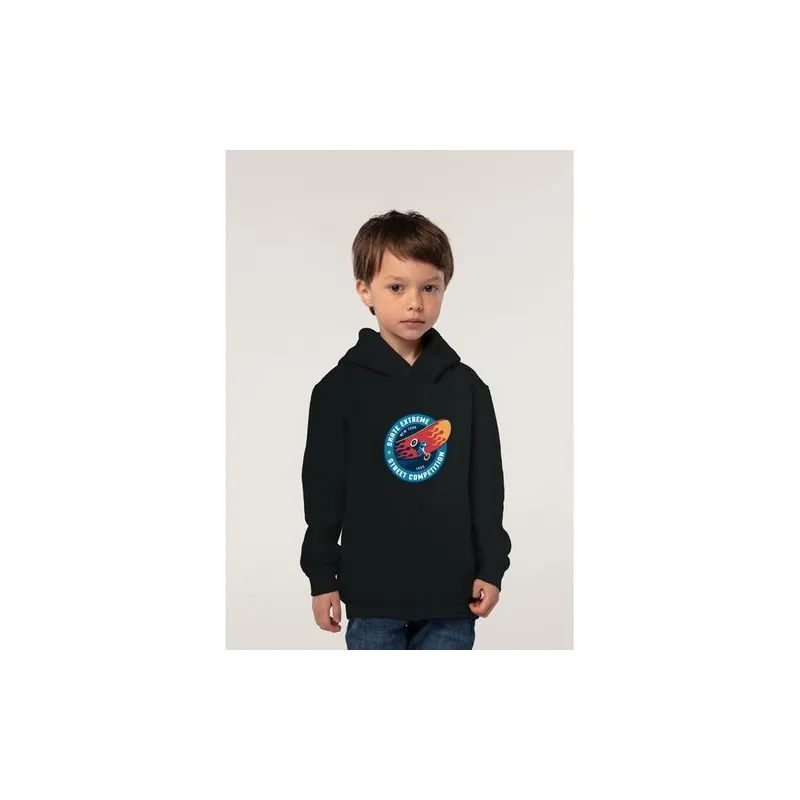 Sweat Capuche Personnalisé Écologique Parfait pour les Enfants | SLAM KIDS Taille textile : 3XL Couleurs : noir goodies entrepri