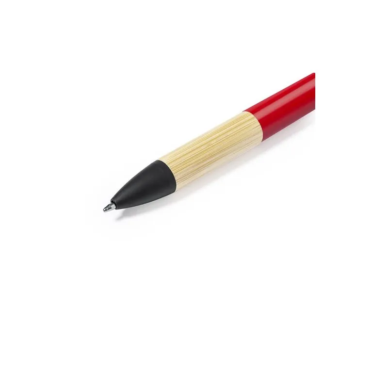 Stylet Multifonction Personnalisé en Bambou - Bille Milok Matières : polyester Couleurs : vert citron Contenance : 10 L personna