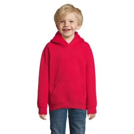 Sweat Capuche Personnalisé Écologique Parfait pour les Enfants | SLAM KIDS Taille textile : L Couleurs : noir marquage laser ult