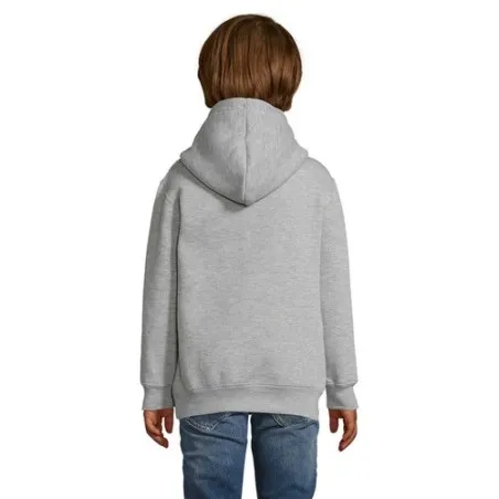 Sweat Capuche Personnalisé Écologique Parfait pour les Enfants | SLAM KIDS Matières : coton Taille textile : 3XL Couleurs : noir