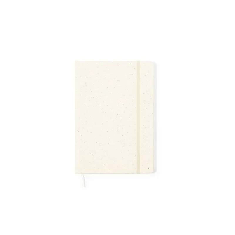 Cahier Écologique A5 Personnalisé - Bloc Notes Tempox pas cher Matières : coton Couleurs : noir Contenance : 8 L personnalisable