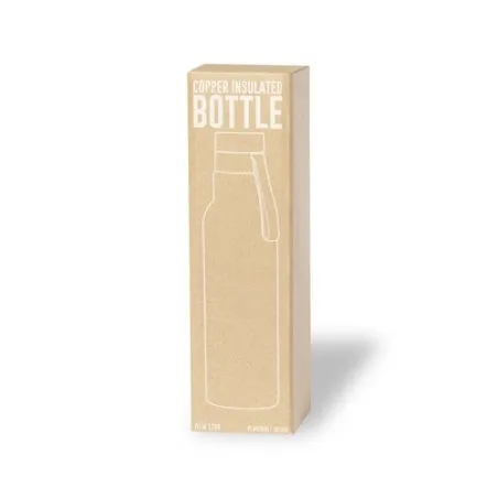 Gourde Isotherme Écologique Personnalisée 500ml Conserve le Chaud & Froid Roach Matières : polyester Couleurs : rouge personnali