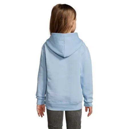 Sweat Capuche Personnalisé Écologique Parfait pour les Enfants | SLAM KIDS Matières : coton Taille textile : S Couleurs : blanc 