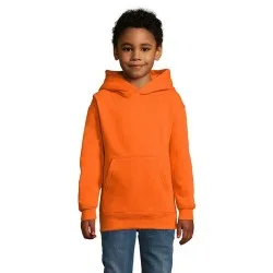 Sweat Capuche Personnalisé Écologique Parfait pour les Enfants | SLAM KIDS Taille textile : XL Couleurs : noir objet promo petit 2