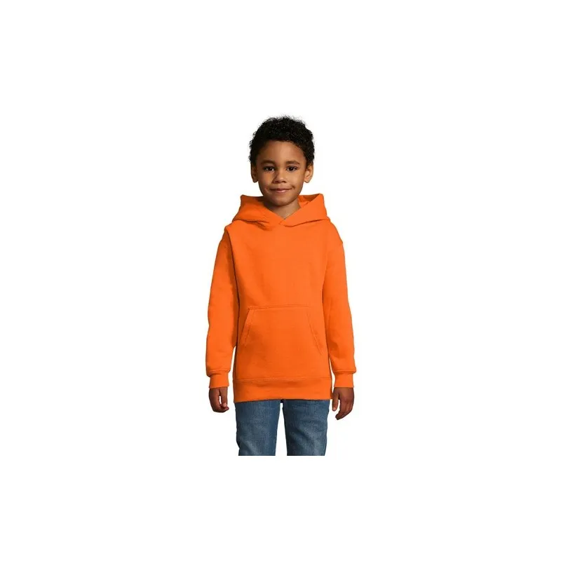 Sweat Capuche Personnalisé Écologique Parfait pour les Enfants | SLAM KIDS Matières : coton Taille textile : M Couleurs : blanc