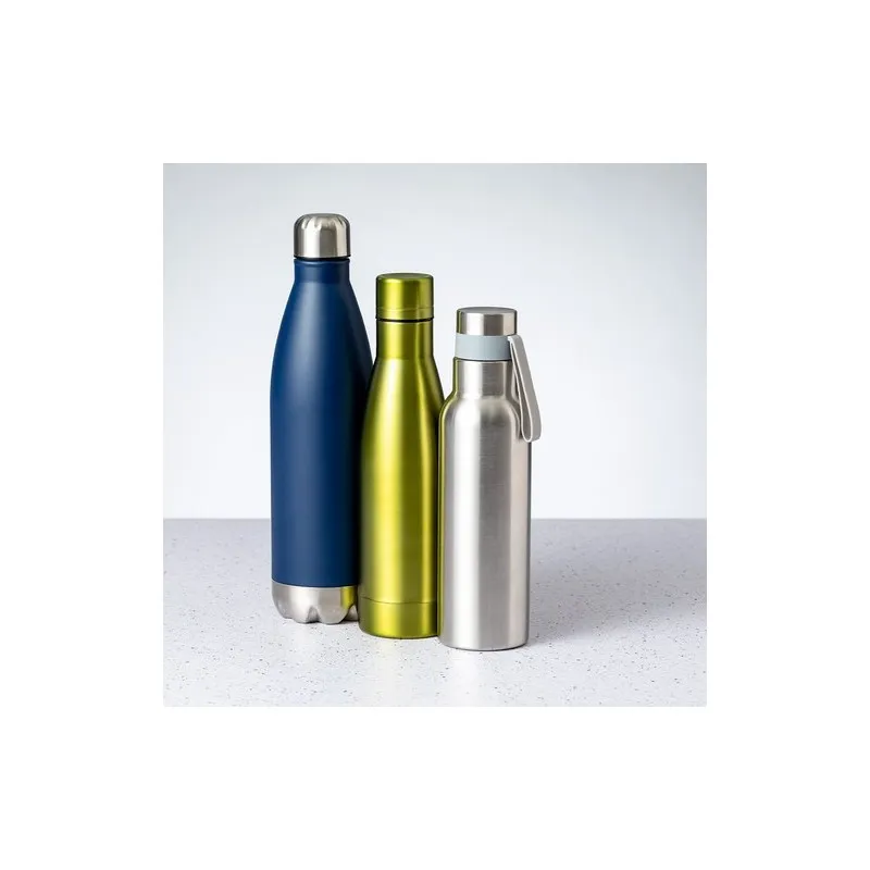 Bidon Thermique Personnalisé Élégant pas cher Willy Matières : bois Couleurs : naturel Contenance : 1 L goodies publicitaire dur