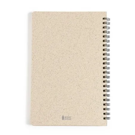 Cahier Écologique et Personnalisable - Roshan Matières : coton organique Couleurs : noir goodies personnalisé en stock