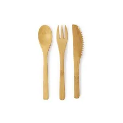 Set Couverts Plusin en Bambou Écologique 2