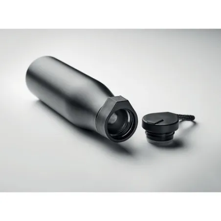 Bouteille isotherme double paroi personnalisée 600ml - URSUS Matières : coton Taille textile : L Couleurs : blanc impression hau