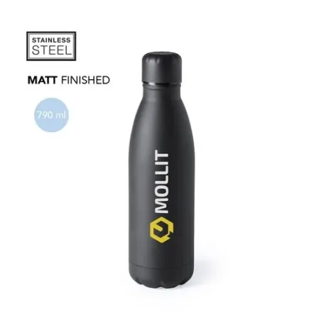 Gourde Personnalisable en Acier - Bidon Rextan Matières : PU Couleurs : gris personnalisable avec votre logo