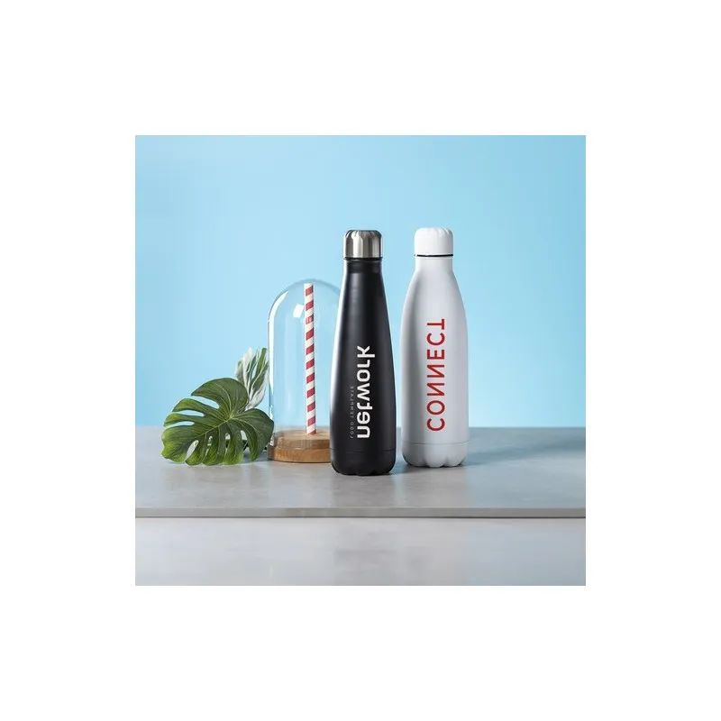 Gourde Personnalisable en Acier - Bidon Rextan Matières : PU Couleurs : gris goodies publicitaire durable