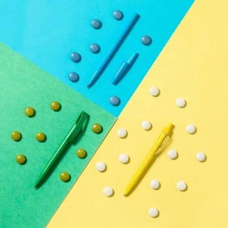 Stylo Personnalisable Écologique Universal Matières : coton Couleurs : blanc cadeau entreprise pas cher