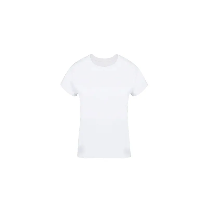 T-Shirt Femme Blanc Confortable et Stylé Personnalisé Seiyo Matières : PET recyclé Couleurs : gris impression haute définition