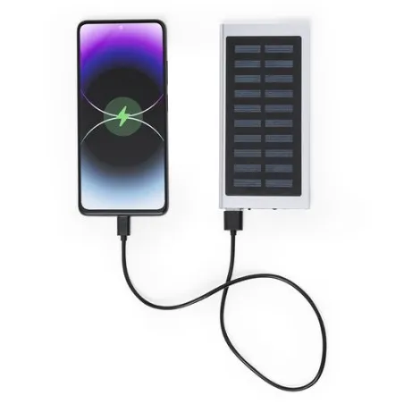 Power Bank Écologique Personnalisée 5000 mAh pas cher - Bernant Matières : acier inoxydable Couleurs : noir marquage laser ultra
