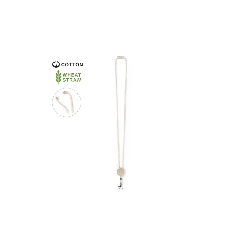 Lanyard Denain Écologique en Coton 100%