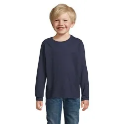 T-shirt Écologique et Confortable 190g pour Enfant - IMPERIAL LSL Matières : coton biologique Taille textile : 3XL Couleurs : ve