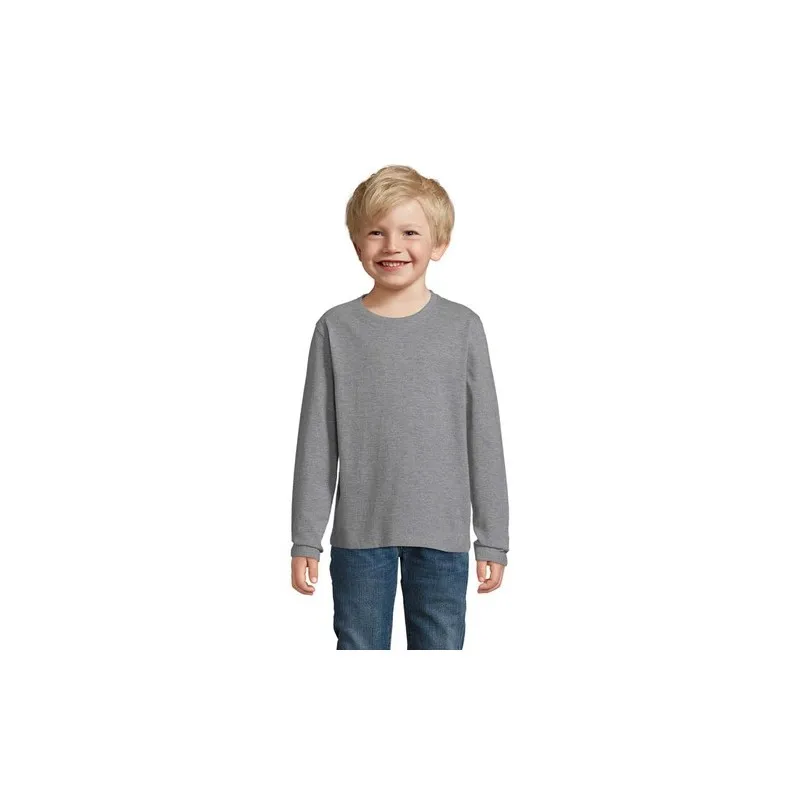 T-shirt Écologique et Confortable 190g pour Enfant - IMPERIAL LSL Matières : coton biologique Taille textile : XL Couleurs : ver