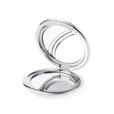 Miroir de poche élégant et personnalisé bien-être Busey pas cher Couleurs : noir goodies publicitaire durable