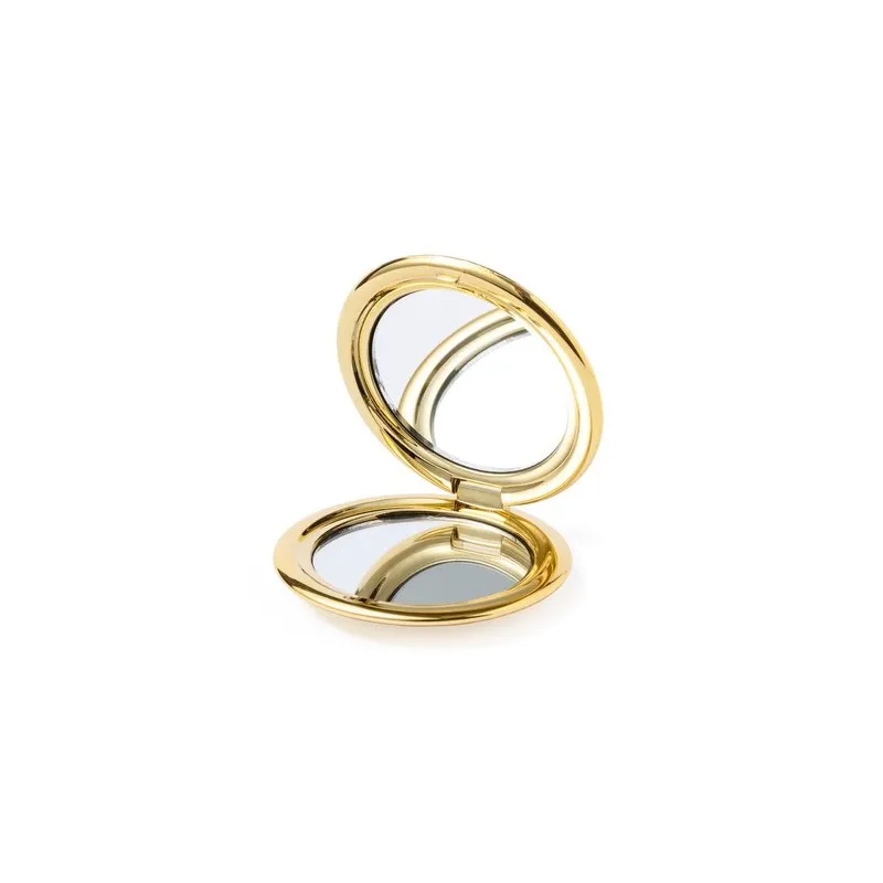 Miroir de poche élégant et personnalisé bien-être Busey pas cher Couleurs : noir cadeau entreprise pas cher