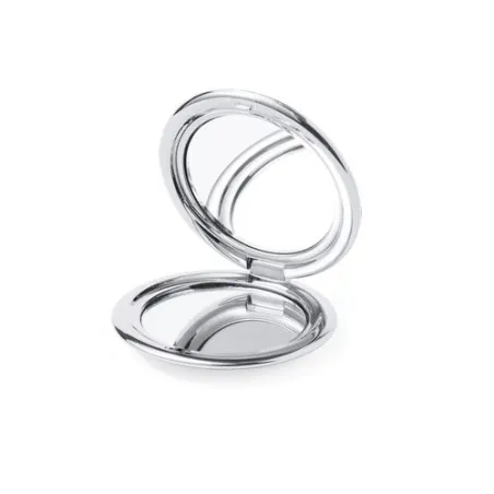 Miroir de poche élégant et personnalisé bien-être Busey pas cher Couleurs : noir marquage laser ultra précis